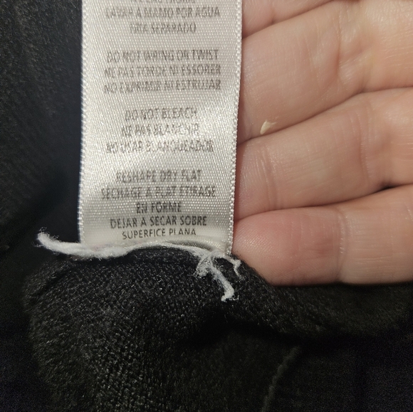 Casual Corner Annex Womans Long Sleeve Black Mock Neck Sweater Size X - Picture 9 of 13